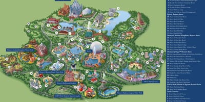 Walt Disney World mapu
