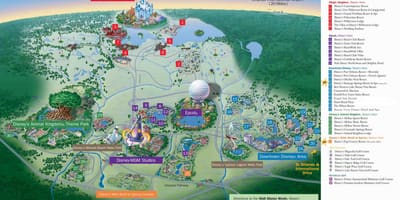 Mapa Disney World