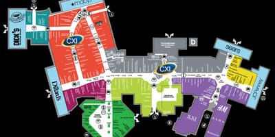 Florida mall Orlando mapu